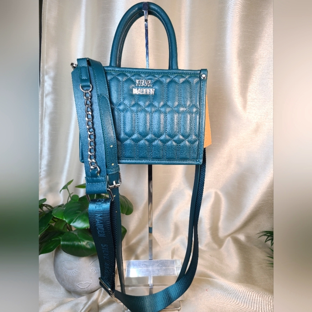 ✨️Steve Madden "Bniko" Tote Bag - Emerald, With 2 Straps, New With Tags